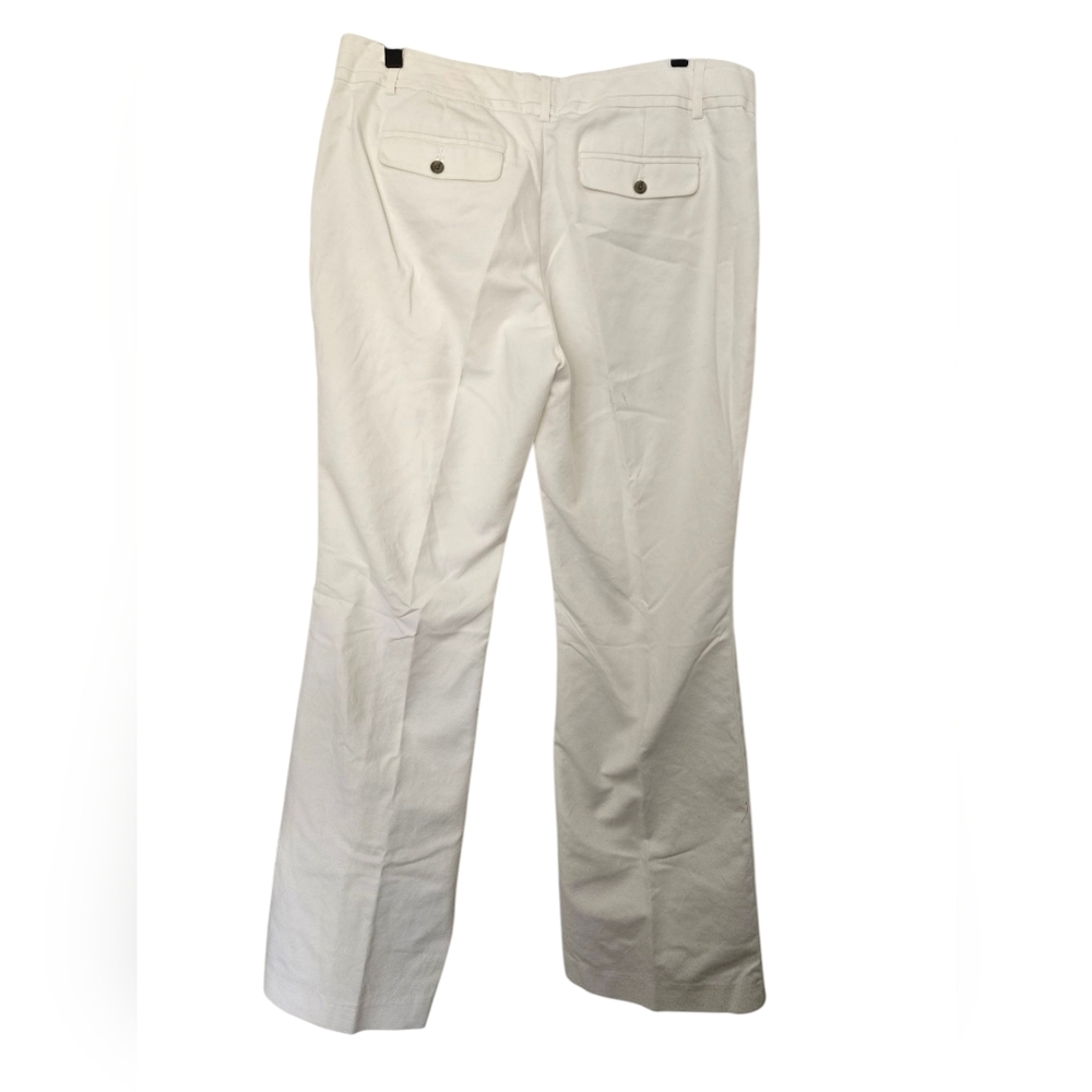 Banana Republic White Ryan Fit Flared Pant Size 12R - Picture 3 of 4